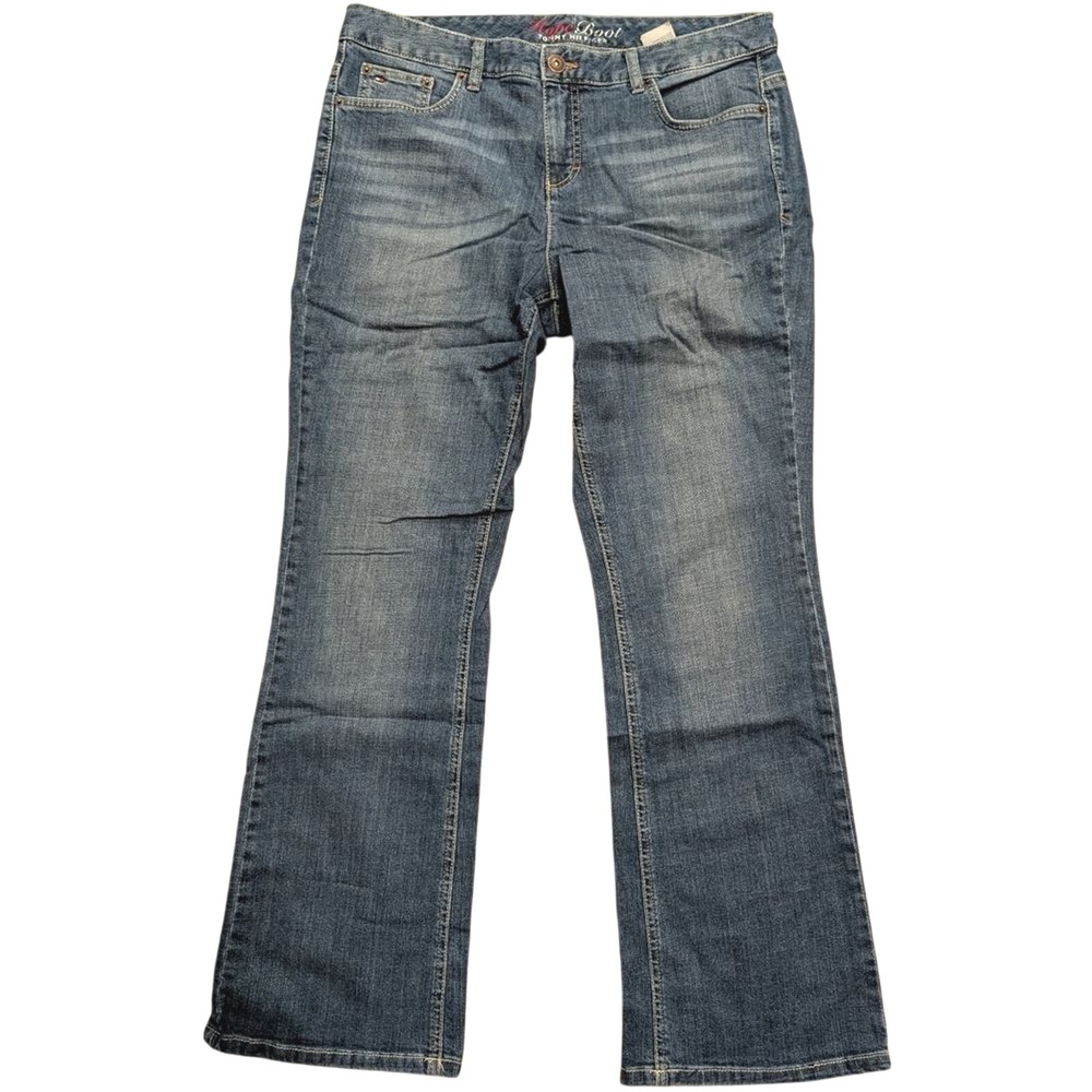 Tommy Hilfiger Plus 14 R Hope Boot Cut Leg Denim Jeans
